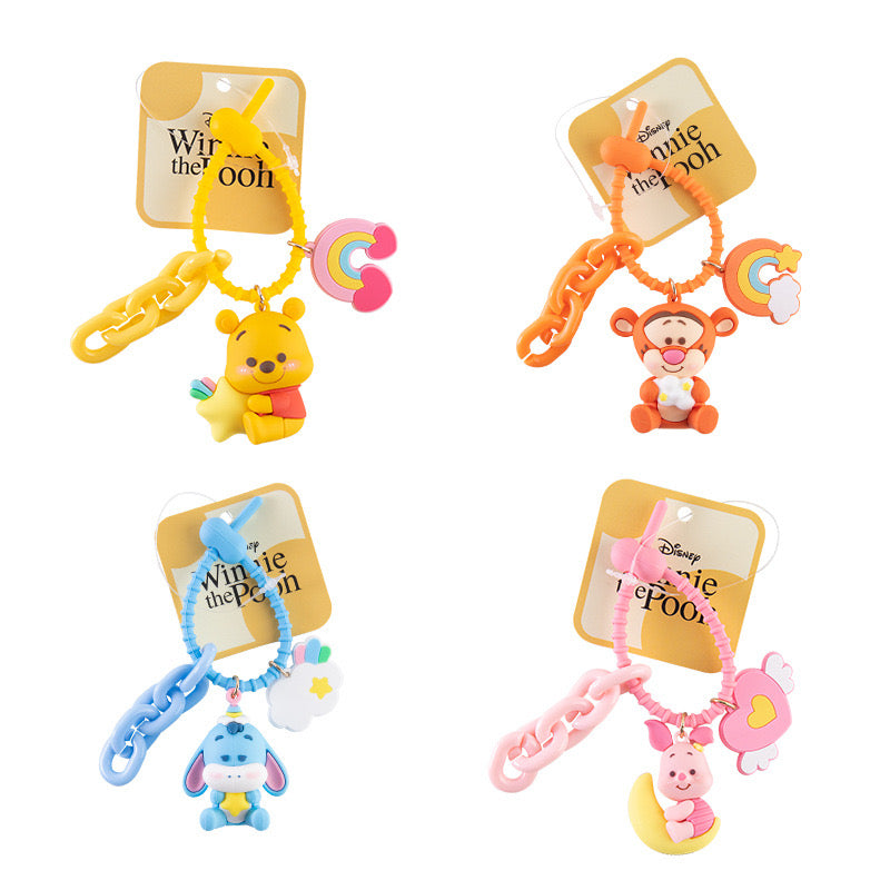 1 Winnie The Pooh Key Chain(Pooh/Piglet/Tigger/Eeyore) Disney