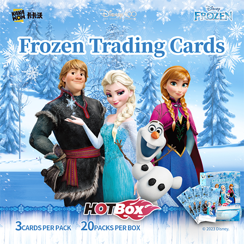 Frozen trading cards(1 box) Kakawow Hot Box Disney 100