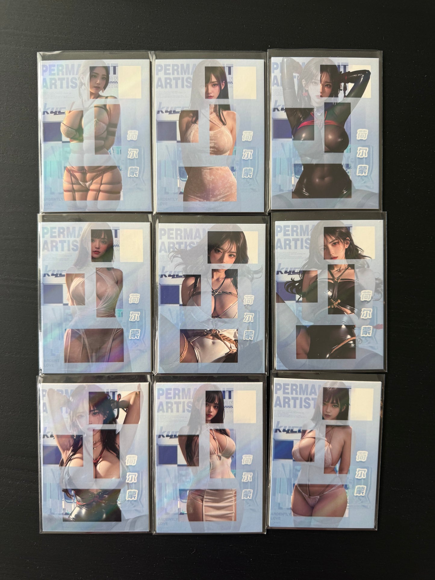 Hormone 4 Goddess Story Anime Waifu Card TCG Spicy Artist 9 cards/set US seller