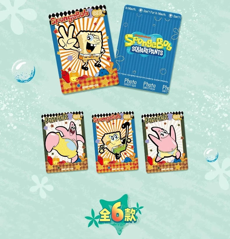 KB SpongeBob SquarePants Mystery Box Polaroid Cards V5 Trading Cards