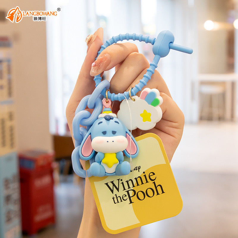 1 Winnie The Pooh Key Chain(Pooh/Piglet/Tigger/Eeyore) Disney