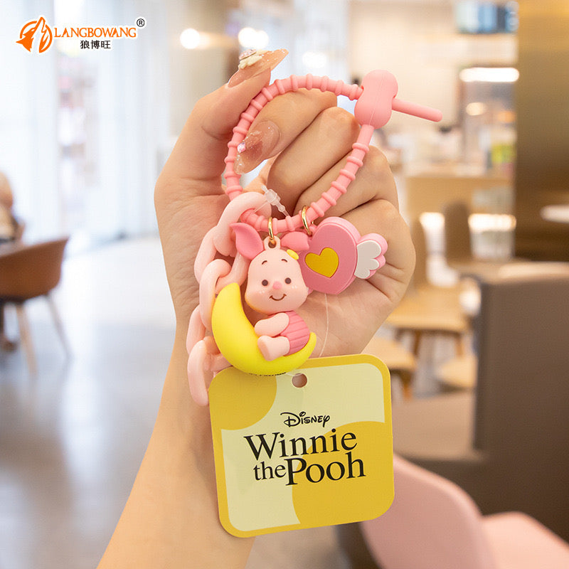 1 Winnie The Pooh Key Chain(Pooh/Piglet/Tigger/Eeyore) Disney