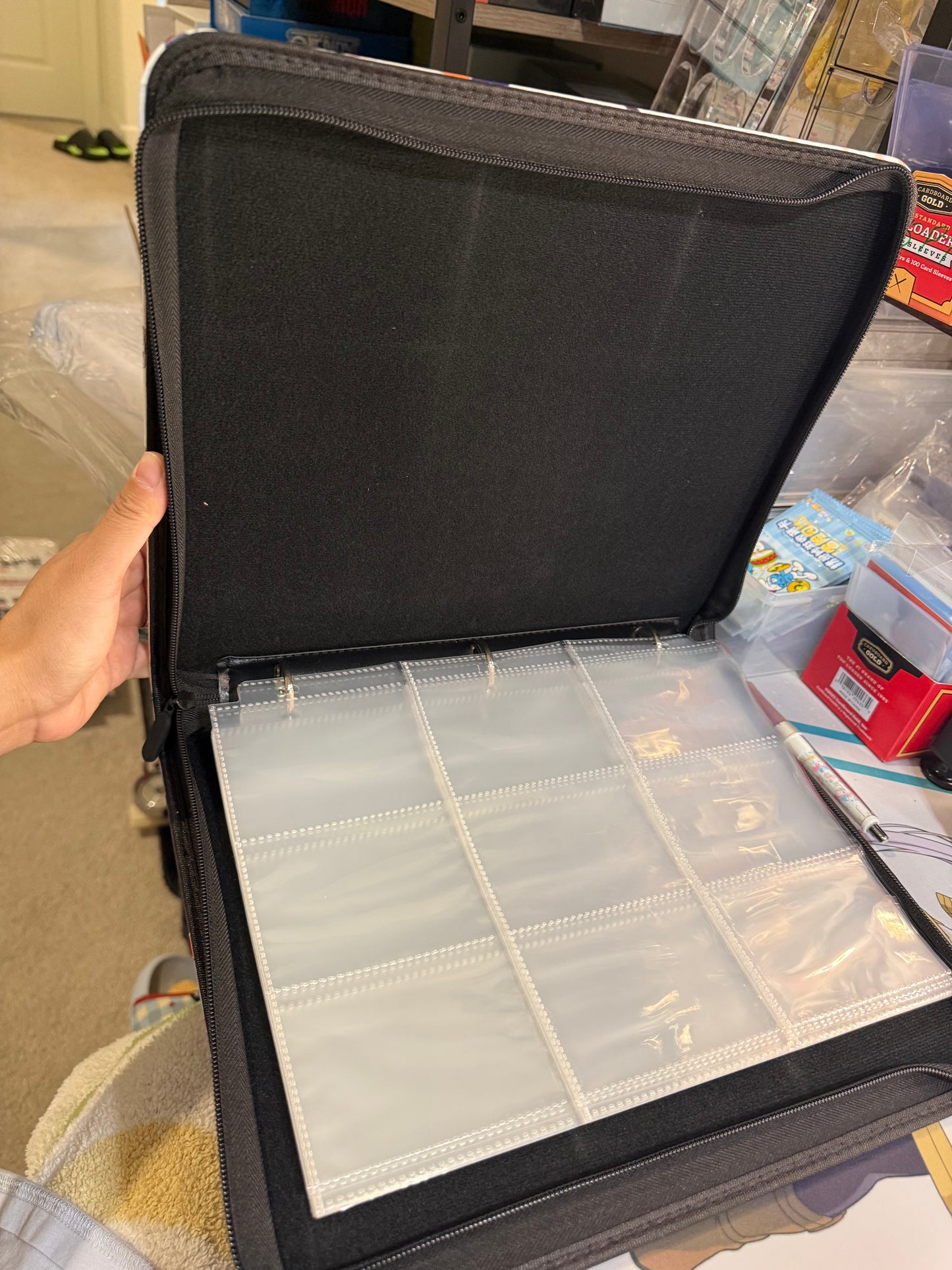 To The Top Anime Trading Cards Collection Card Binder 3 Ring 9 Pockets