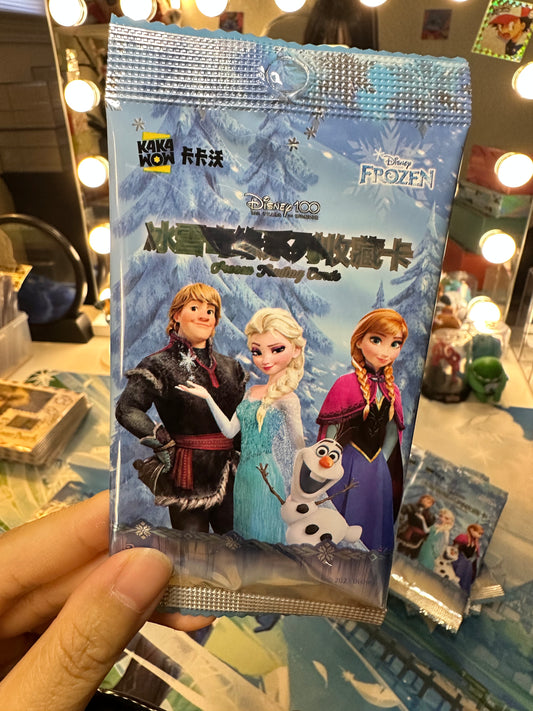 1 pack Frozen trading card Kakawow Disney 100 Hot Box