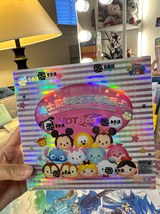 1 box Disney Tsum Tsum Trading cards Kakawow Hot Box Disney 100