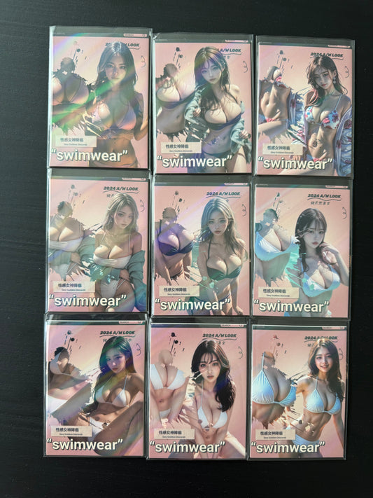 Hormone 4 Goddess Story Anime Waifu Card TCG Spicy swimsuit girl 9 cards/set US seller