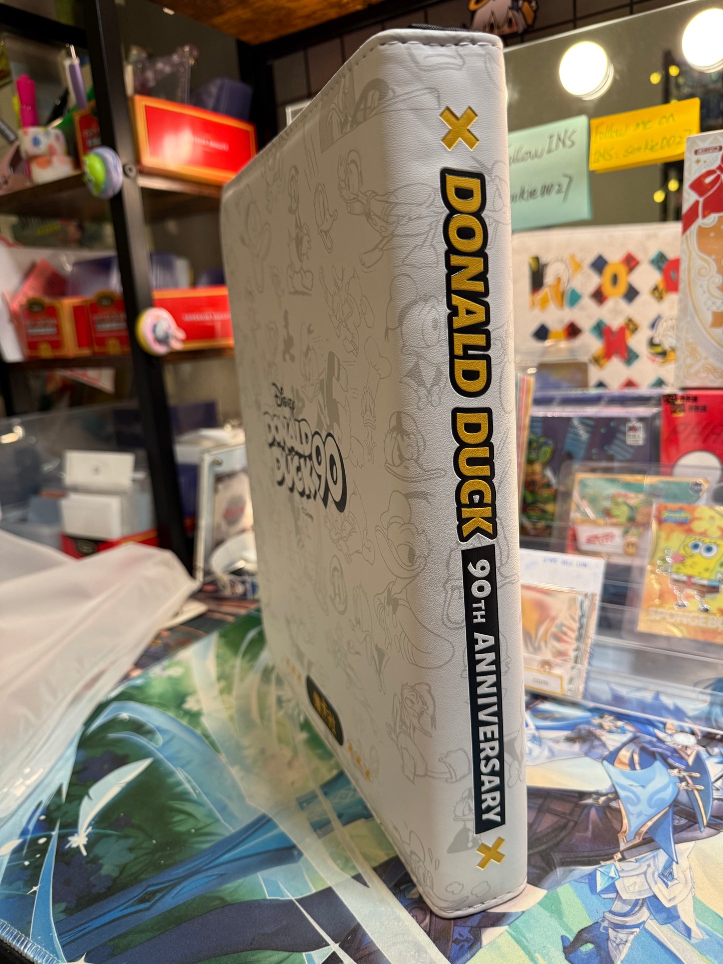 Card Fun Donald Duck 90th Artist Cards Binder Double Sided 9 Pockets