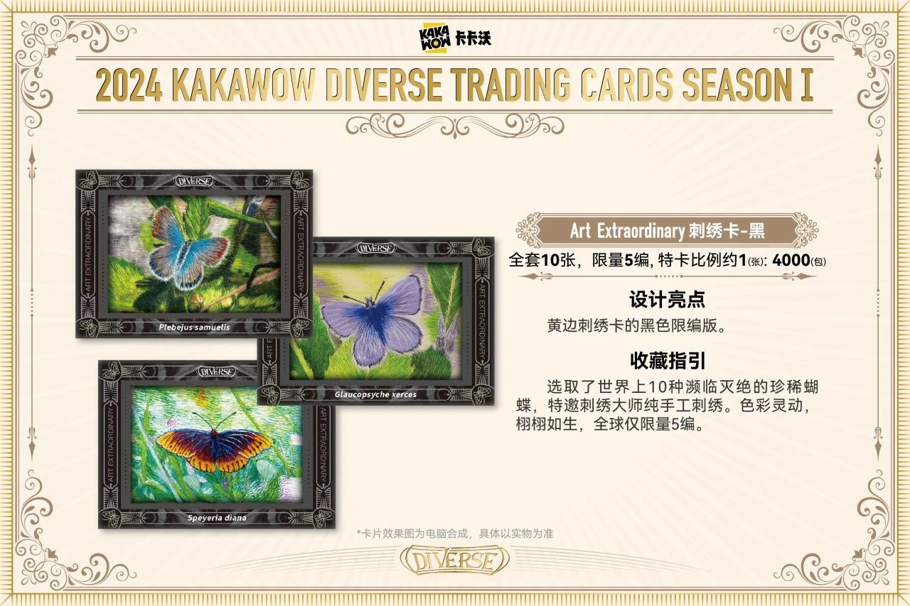 2024 Kakawow Diverse Trading Cards Season 1 sealed box