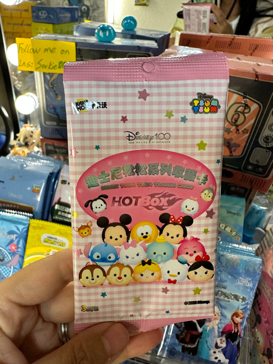 1 pack Disney Tsum Tsum trading card Kakawow Disney 100 Hot Box