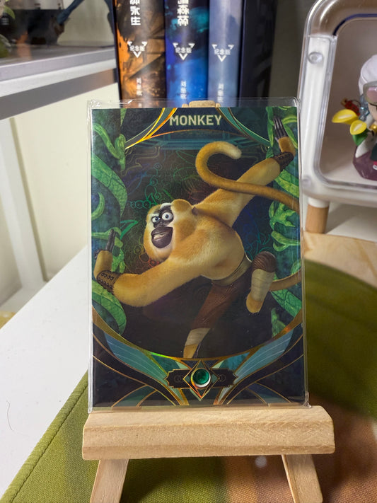 2024 Finding Unicorn Kung Fu Panda Single Jade Card Monkey NO.06/50