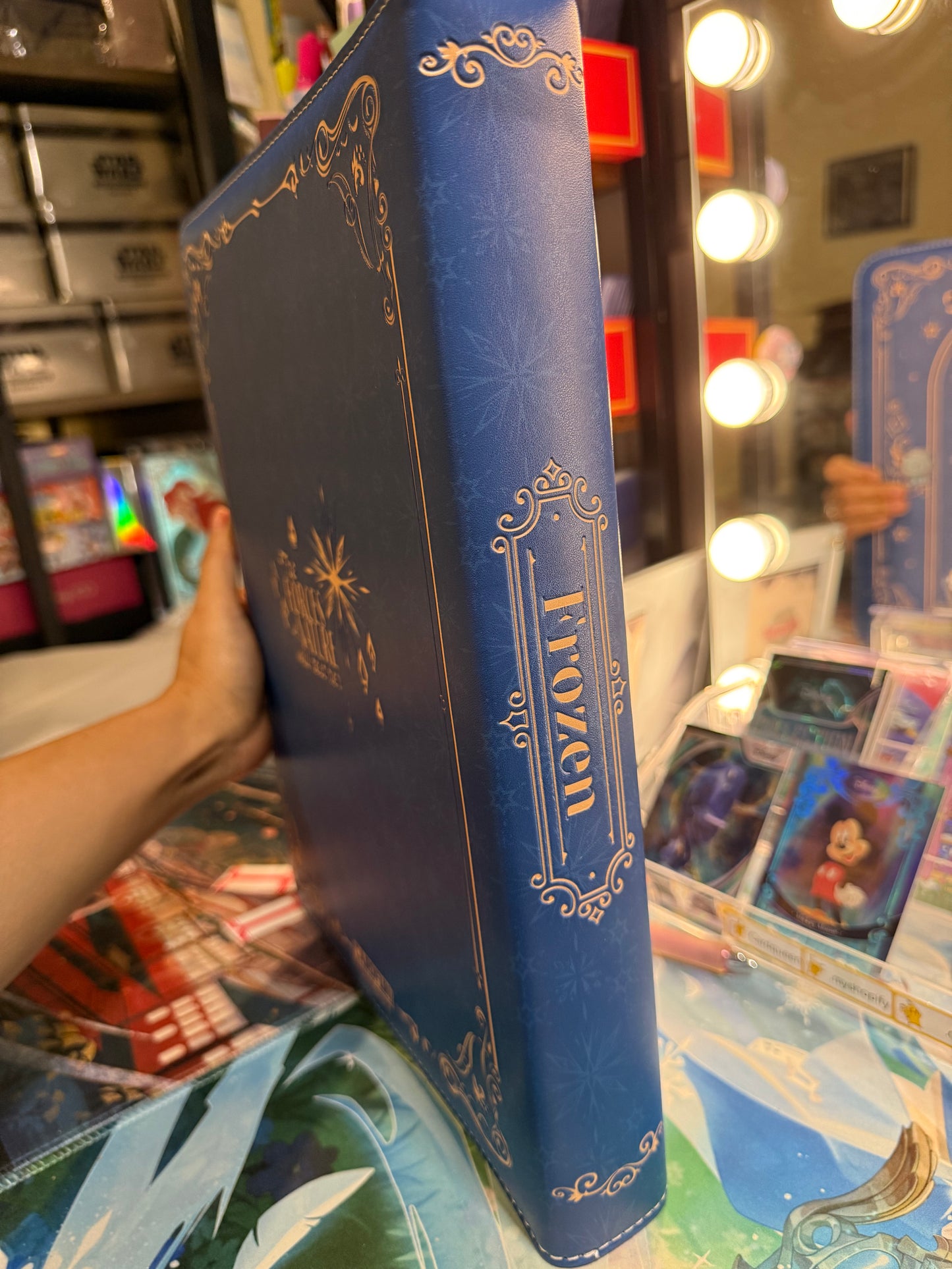 Card Fun Disney 100 Frozen Elsa 9 Pockets binder Double Sided