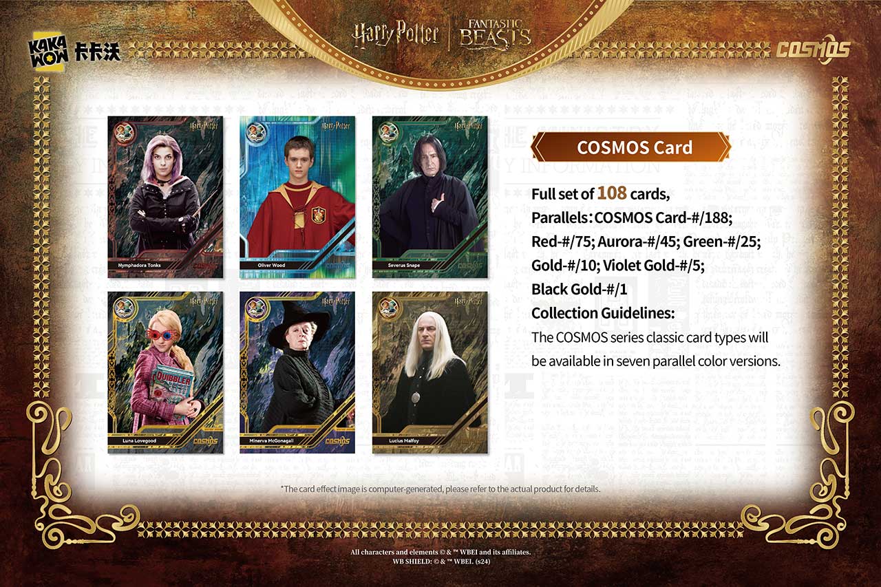 Kakawow 2025 Cosmos Harry Potter Trading Cards Sealed Box