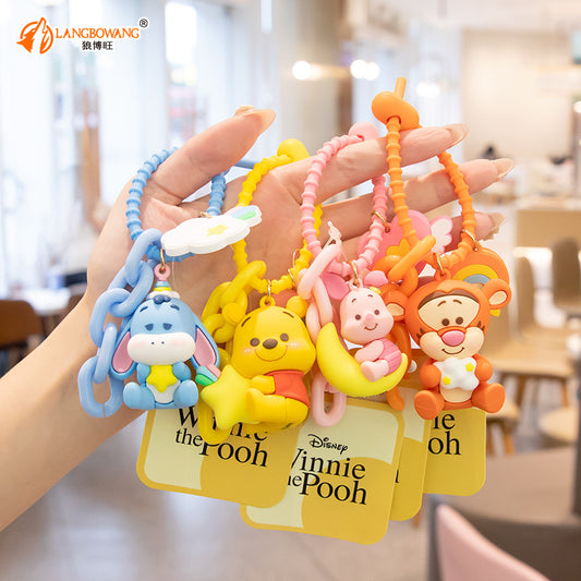 1 Winnie The Pooh Key Chain(Pooh/Piglet/Tigger/Eeyore) Disney