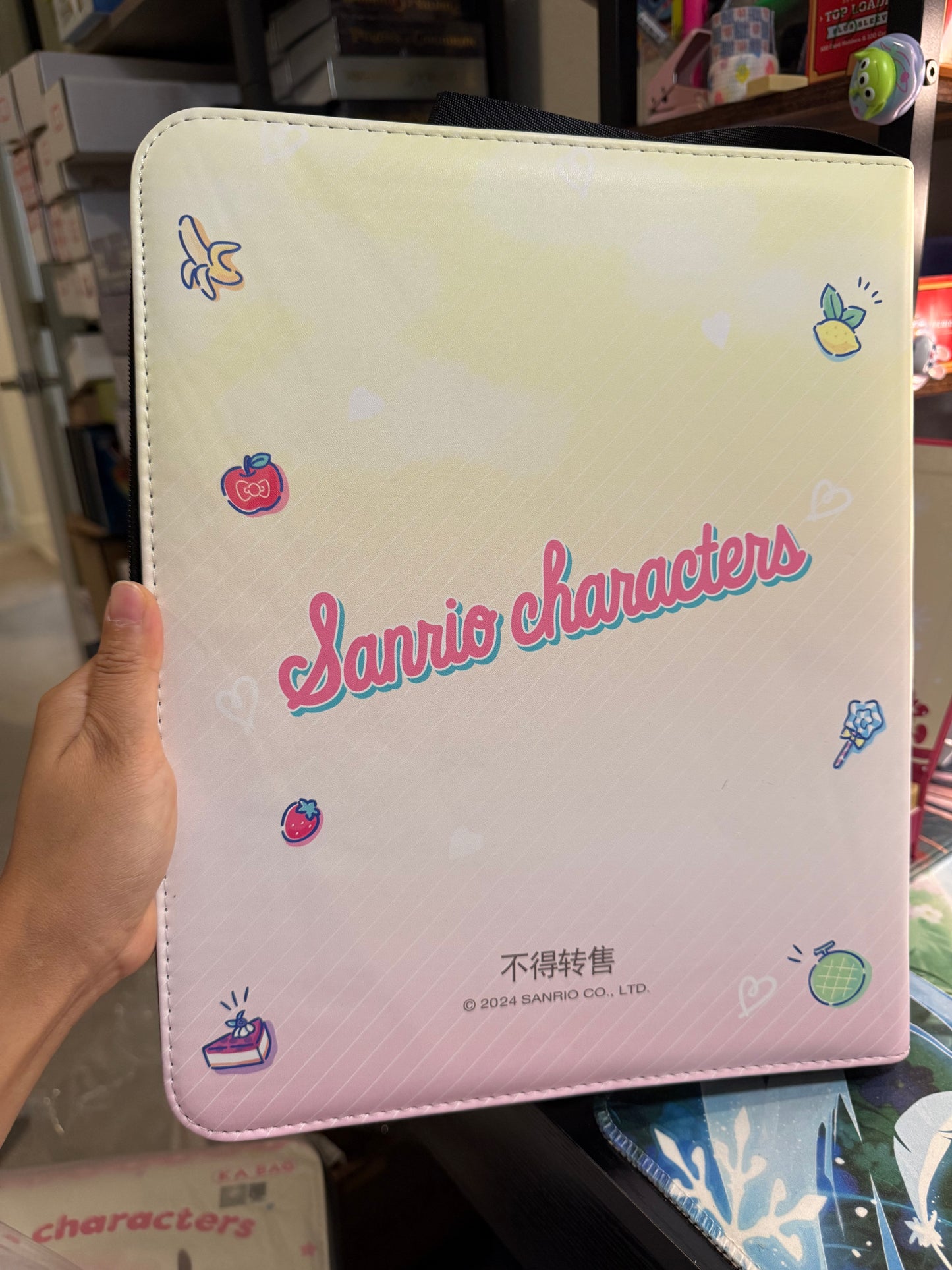 KB Official Sanrio Characters Hello Kitty Kuromi My Melody Trading Cards binder 3 Ring 9 Pockets