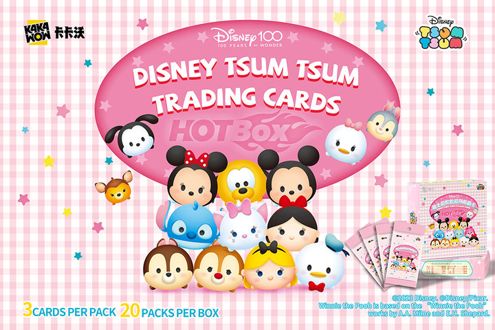 1 box Disney Tsum Tsum Trading cards Kakawow Hot Box Disney 100