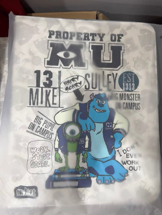 Disney Pixar Monsters University Binder Card Fun 3 Ring 9 Pockets