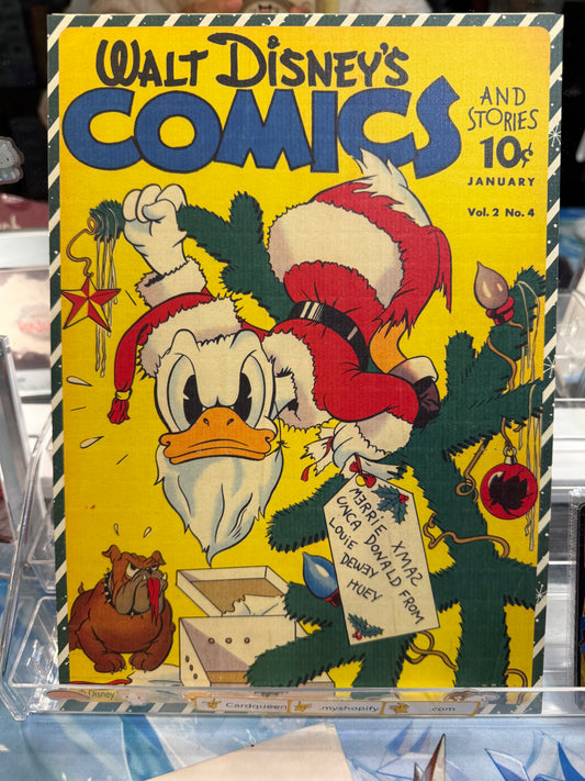 2023 Card Fun Disney 100 Joy Festival Christmas A4 size art board Donald Duck
