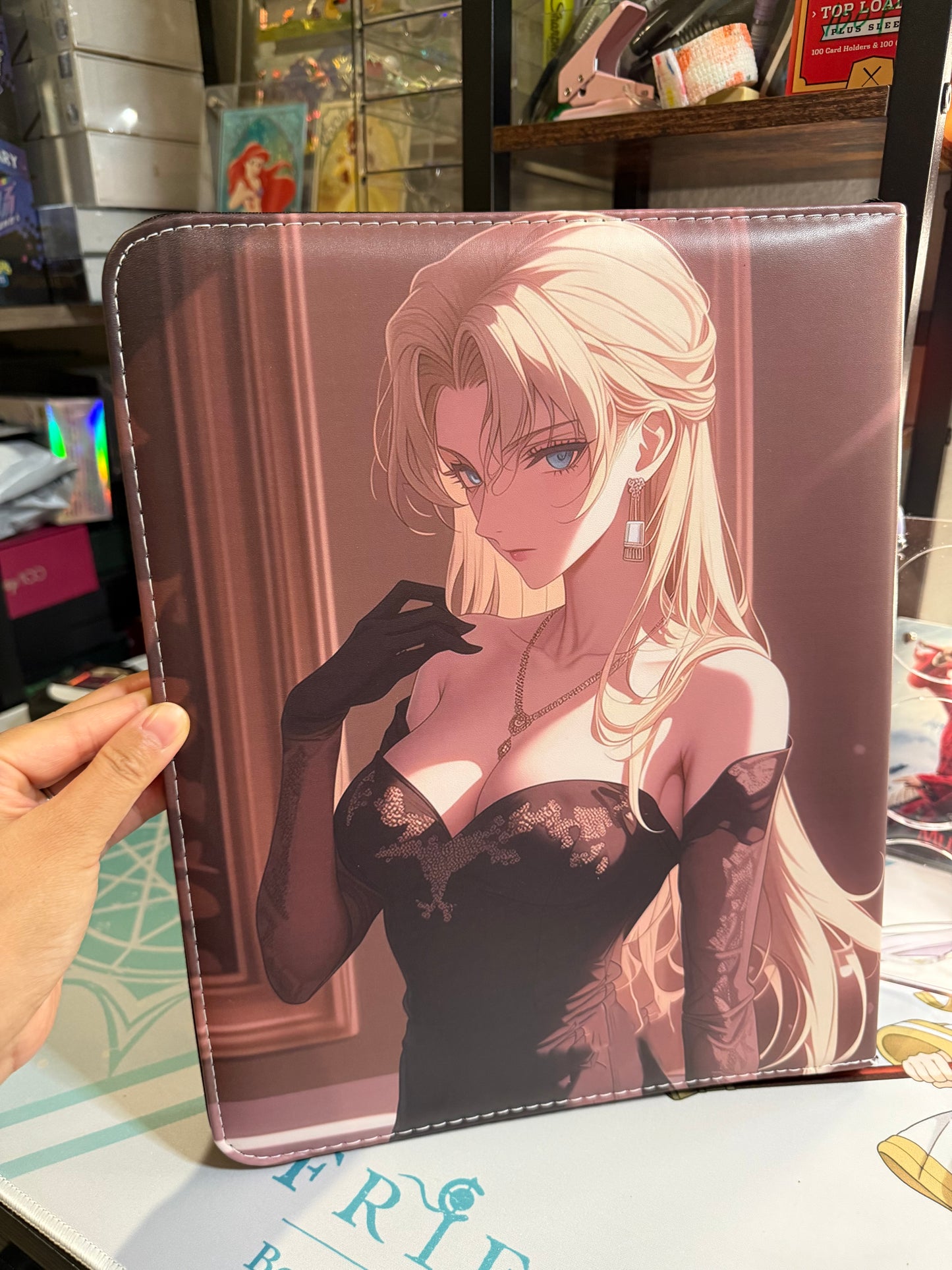 Detective Conan Vermouth Waifu Trading Cards binder 3 Ring 9 Pockets