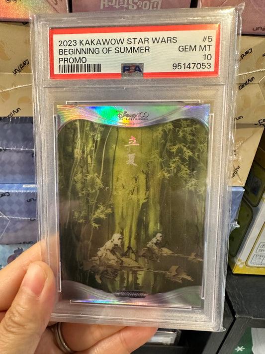 2023 Kakawow Star Wars Promo card Beginning Of Summer PSA 10 US seller