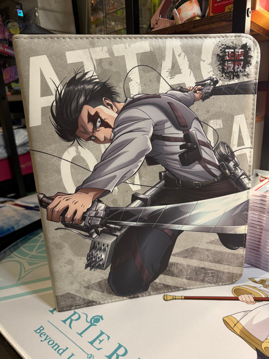 KB Official Attack On Titan Levi Ackerman Trading Cards Binder 3 Rings