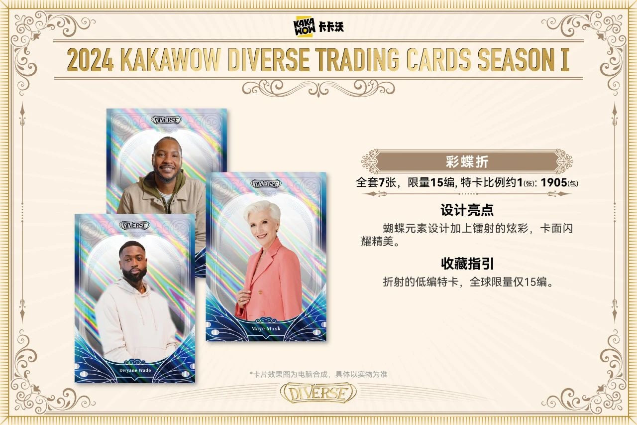 2024 Kakawow Diverse Trading Cards Season 1 sealed box