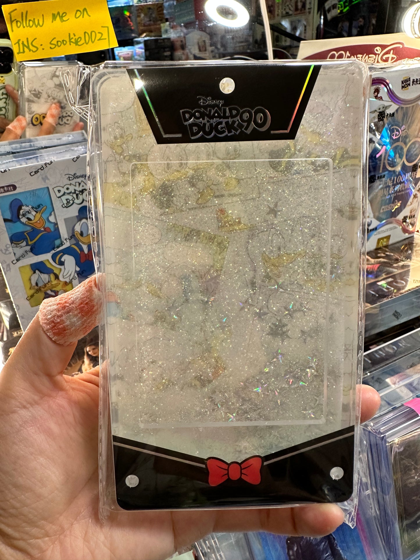 Donald Duck 90th snow globe card display case Card Fun