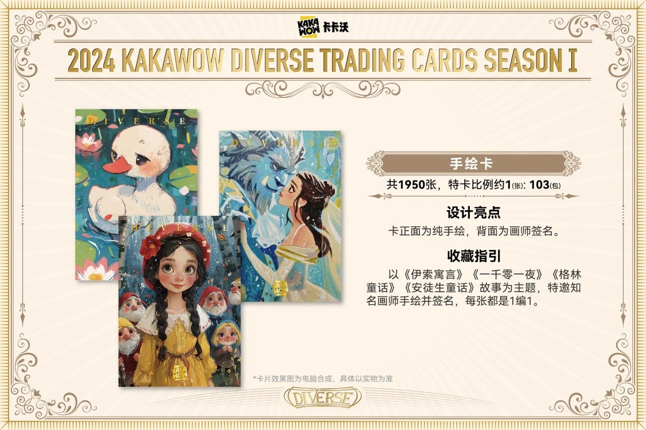 2024 Kakawow Diverse Trading Cards Season 1 sealed box