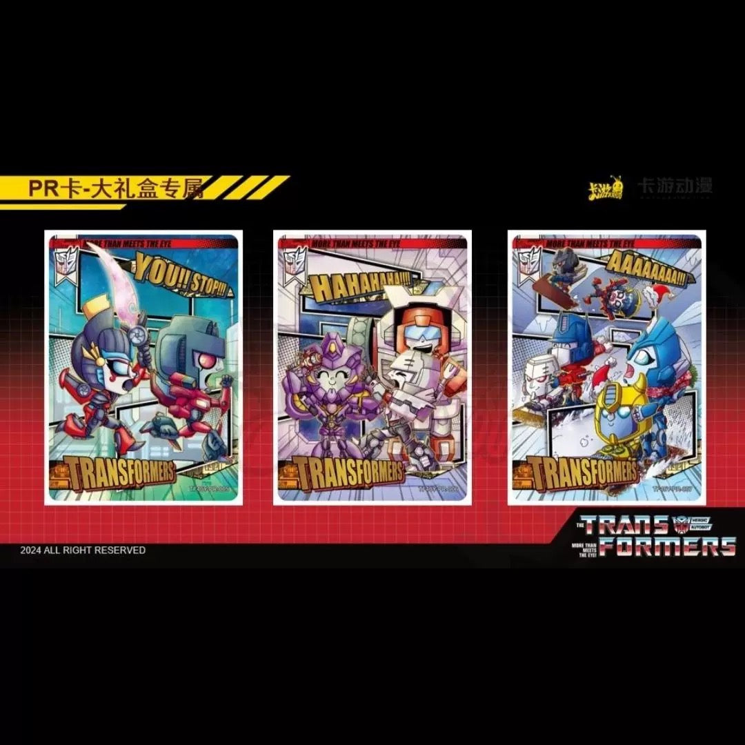 KAYOU Transformers 40th Anniversary Gift Box Collection Trading Card