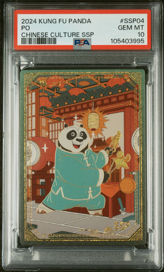2024 Card Fun Kung Fu Panda Po Chinese Culture Card NO.050/299 PSA 10