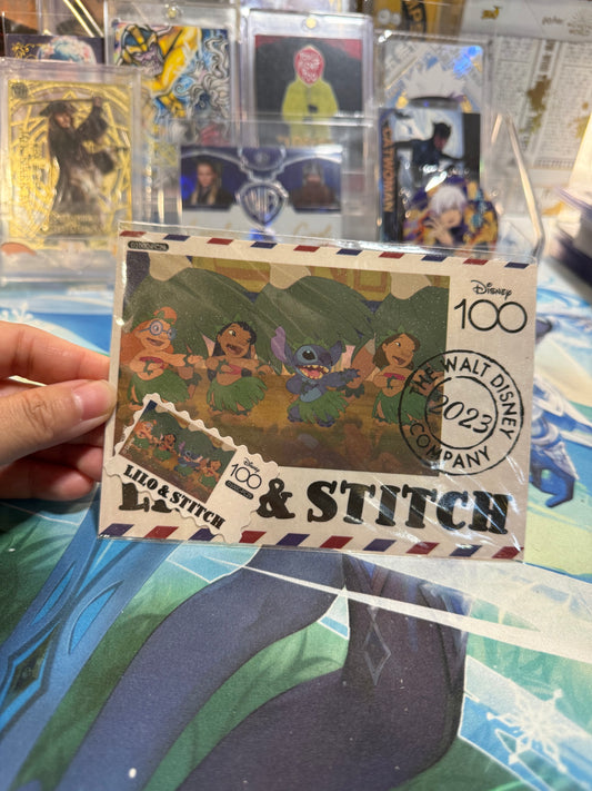 Card Fun Disney 100 Carnival postcard Lilo&Stitch (Stamp and postcard matched) US seller