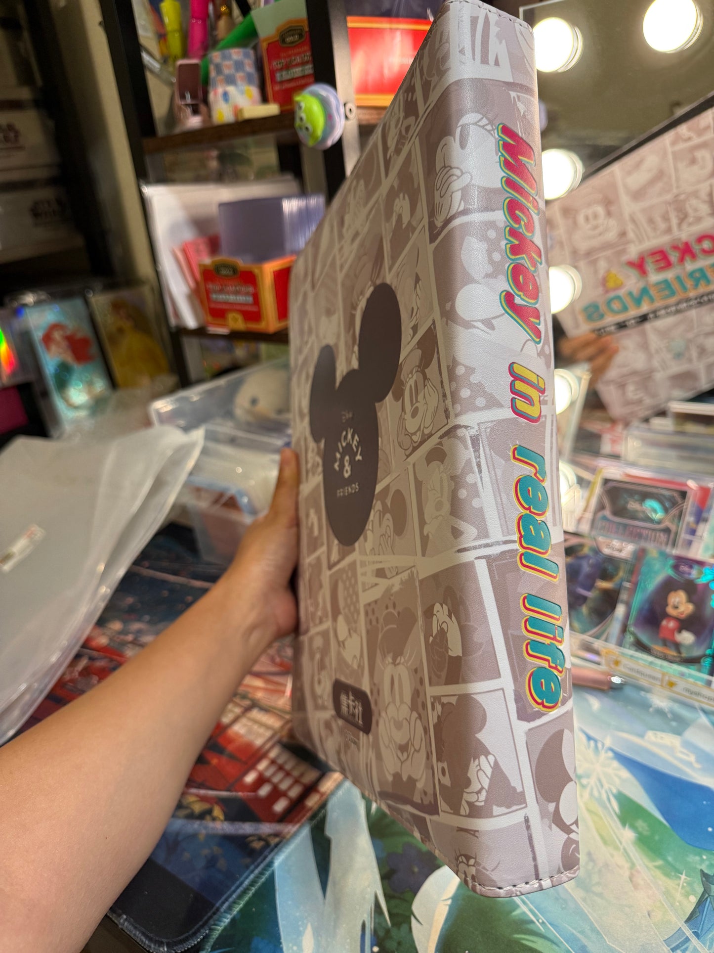 Card Fun Disney Mickey And Friends 9 Pockets binder Double Sided