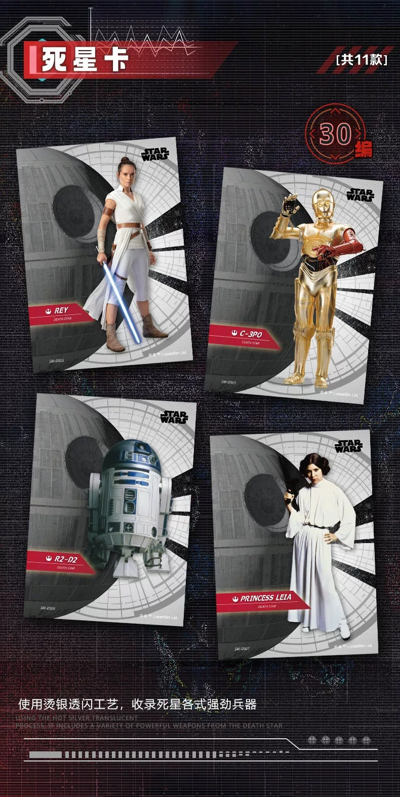 2025 Card Fun Disney Star Wars Power the Force Trading Card Sealed Box