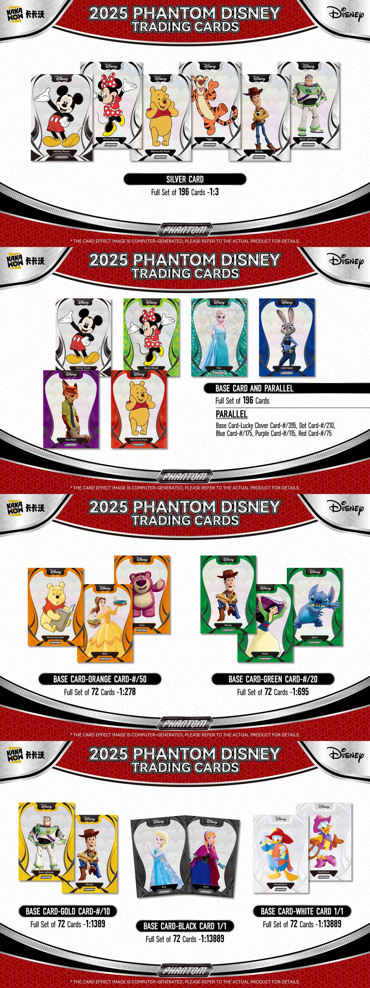 2025 KAKAWOW PHANTOM Disney Sealed New Factory Box（10 packs)