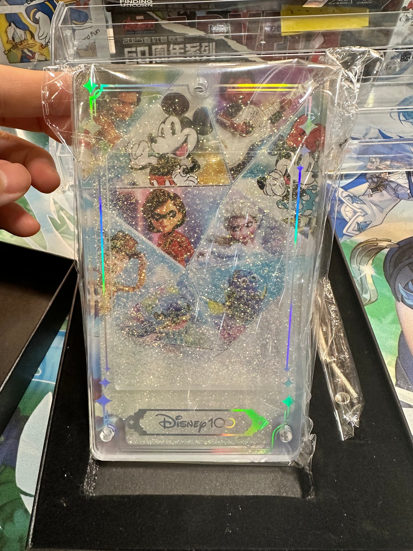 Disney 100 Carnival snow globe card display case Card Fun US seller