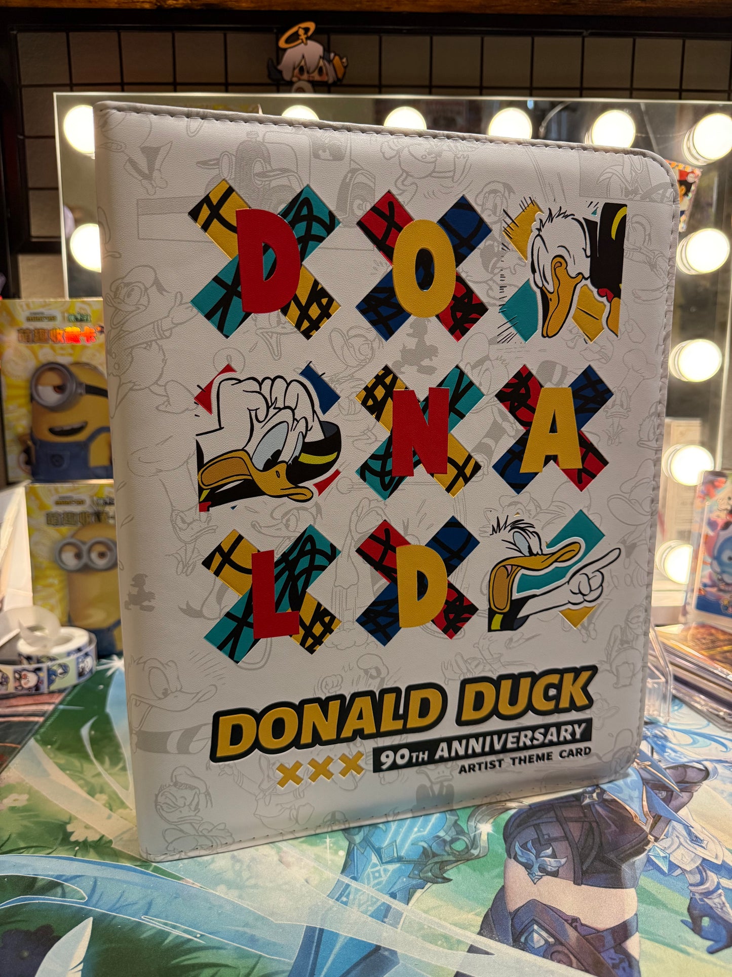 Card Fun Donald Duck 90th Artist Cards Binder Double Sided 9 Pockets