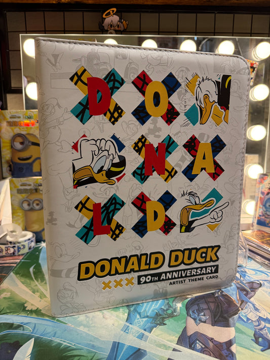 Card Fun Donald Duck 90th Artist Cards Binder Double Sided 9 Pockets