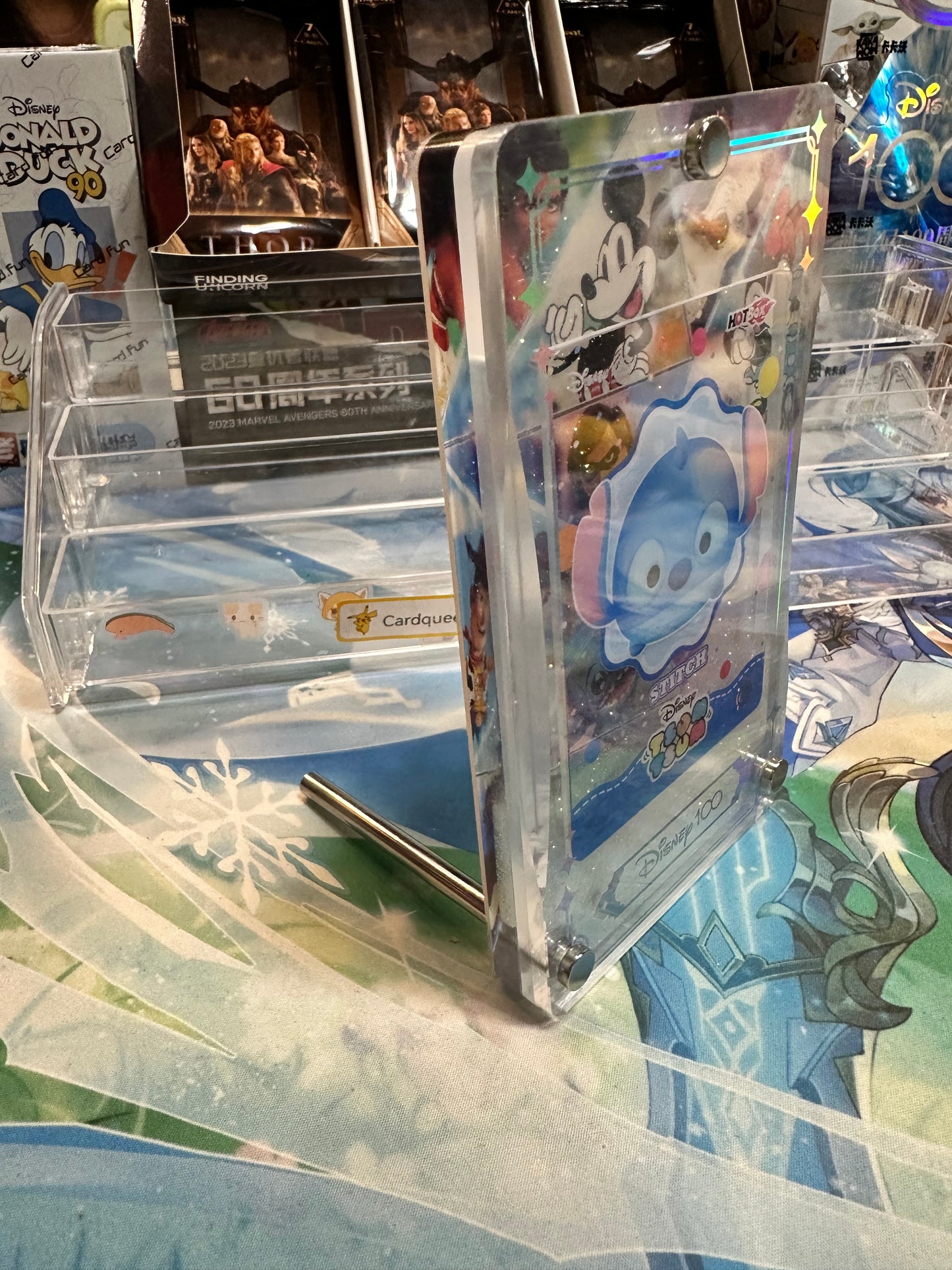 Disney 100 Carnival snow globe card display case Card Fun US seller