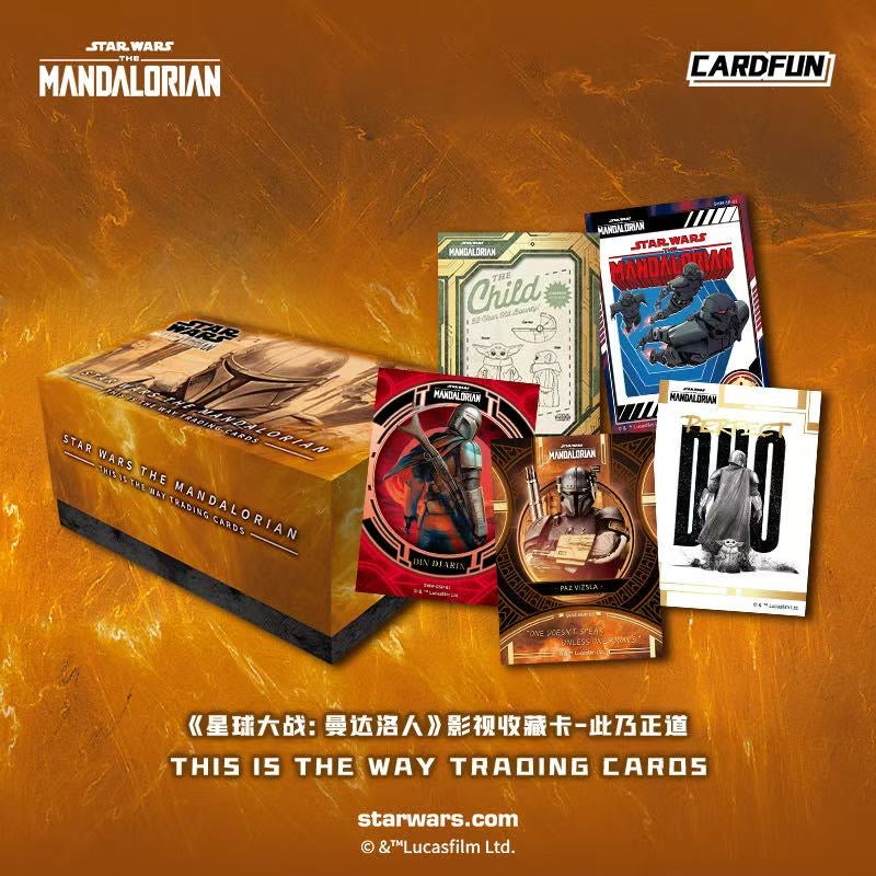1 sealed case Card Fun Star Wars Mandalorian This is the way Trading cards(ship from China)