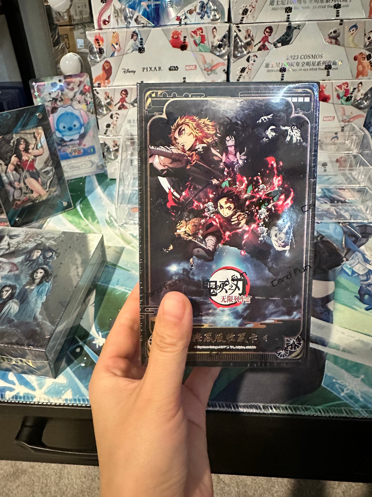 1 box Demon slayer Mugen train trading cards Card Fun new release
