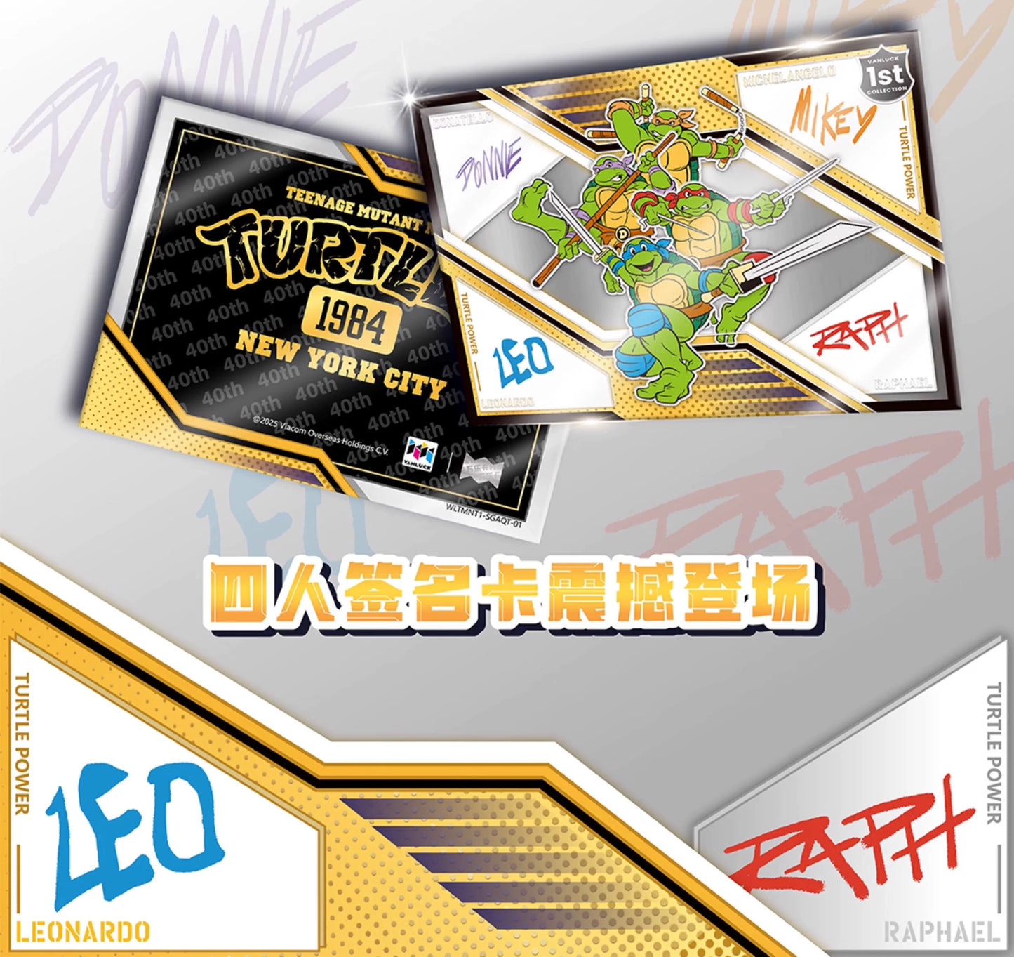 1 Sealed case 2025 WonderCard TMNT “Precious Series 1-Urban Heroes” trading card (ship from China )