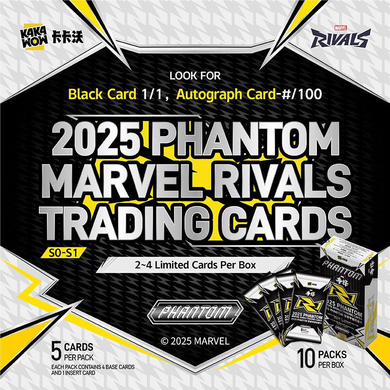 1 box Kakawow 2025 Phantom Marvel Rivals Trading cards