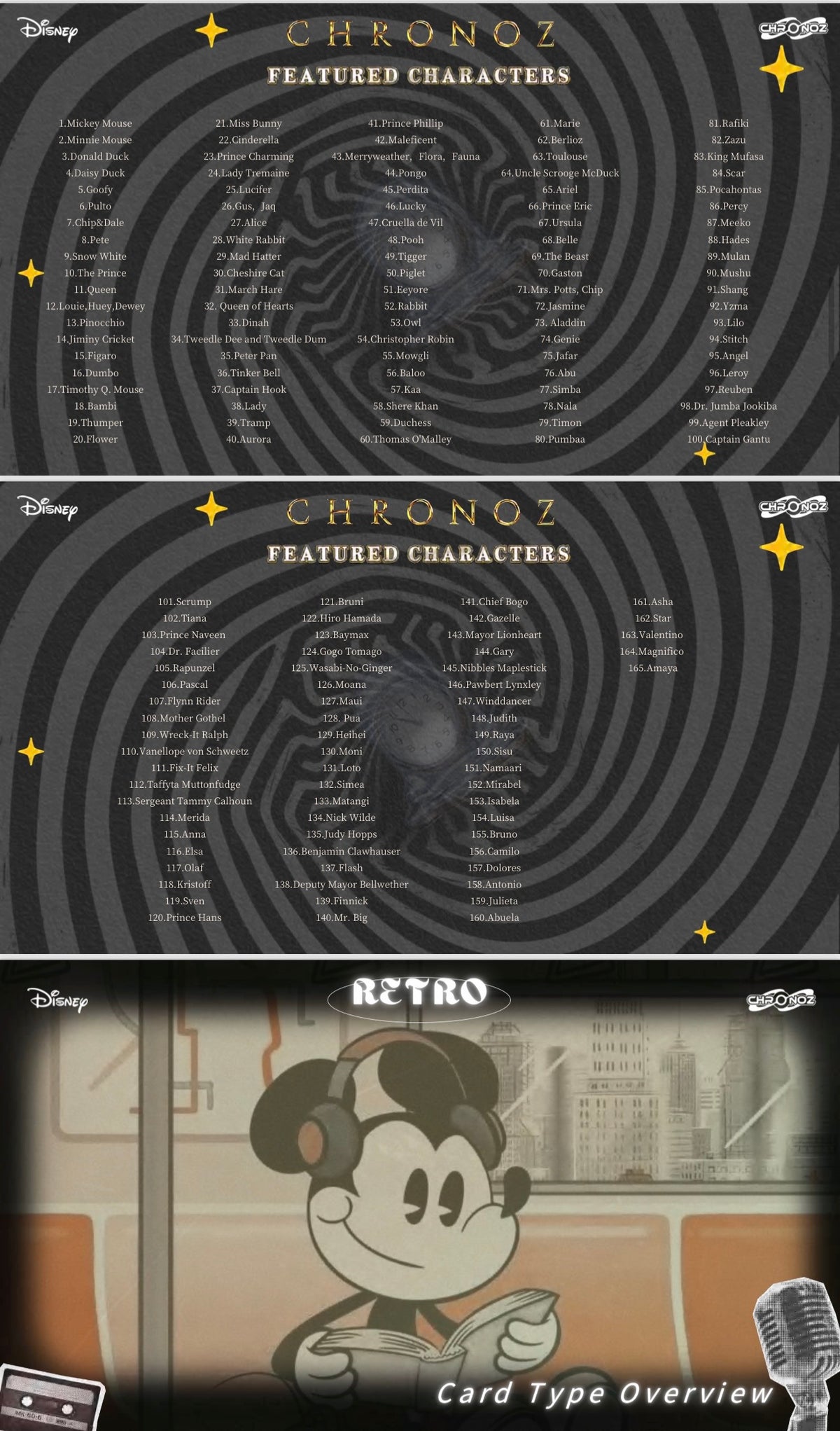 Pre order Card Fun 2026 Chronoz Disney Legacy Trading Cards( case ship from China )
