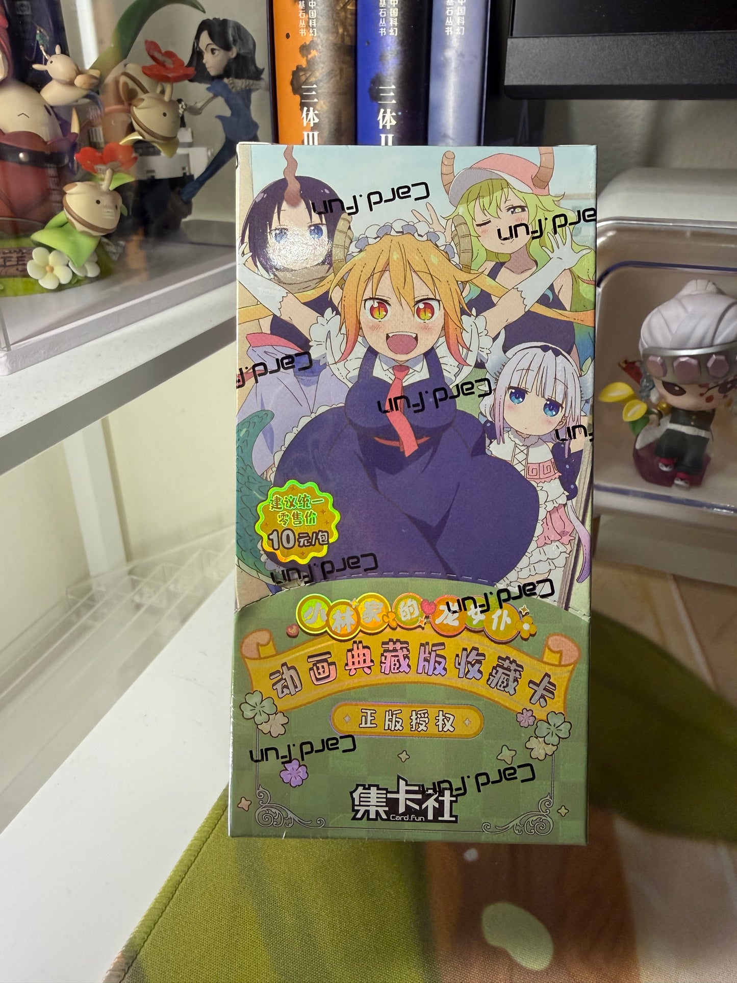 1 case(48 boxes)Card Fun Miss Kobayashi's Dragon Maid Anime Trading Cards Sealed Box (ship from China )