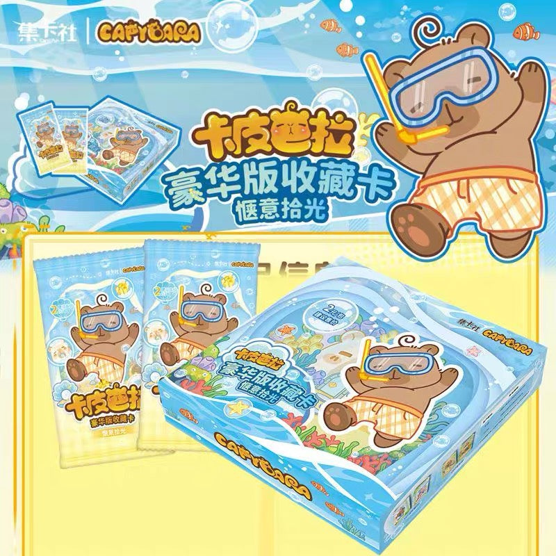 Card Fun Capybara Anime Cute Card Collection Trading Cards Sealed Box