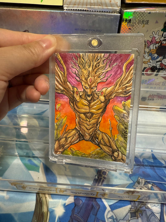 Groot 1/1 sketch card Artist:John Becaro from Finding Unicorn Marvel Thor-Thunder set US seller