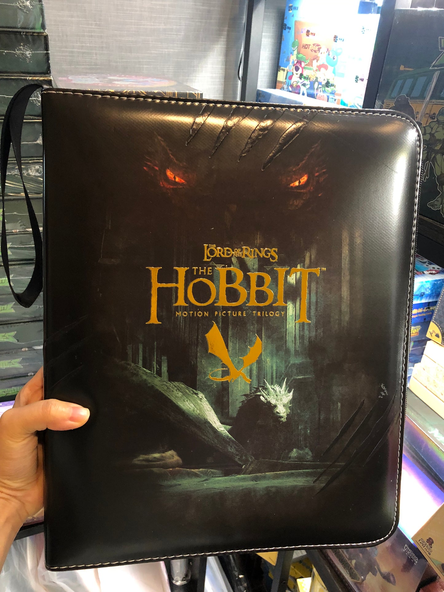 The Hobbit Binder LOTR Card Fun 20 pages 9 pockets double sided sheets US seller