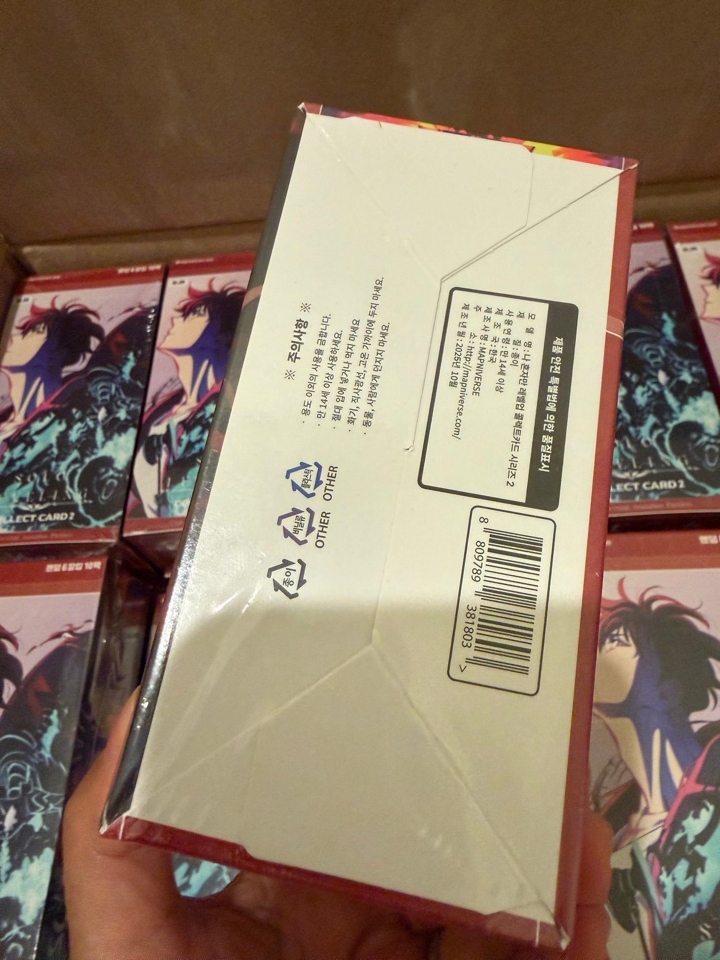Korean Mapniverse Solo Leveling Collect Card Vol 2 Sealed Box