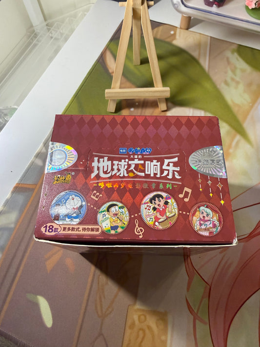 Kayou Doraemon Nobita's Earth Symphony Badge Pin Sealed Blind Box