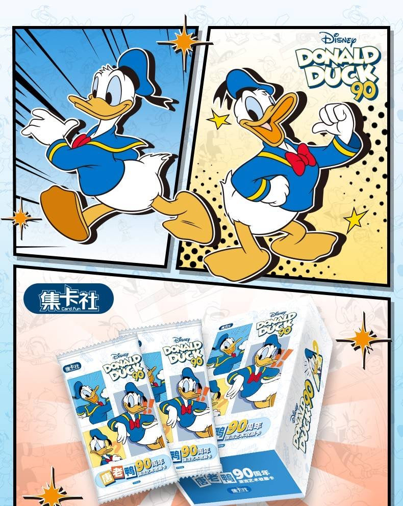 Donald Duck 90th Anniversary birthday trading cards Card Fun