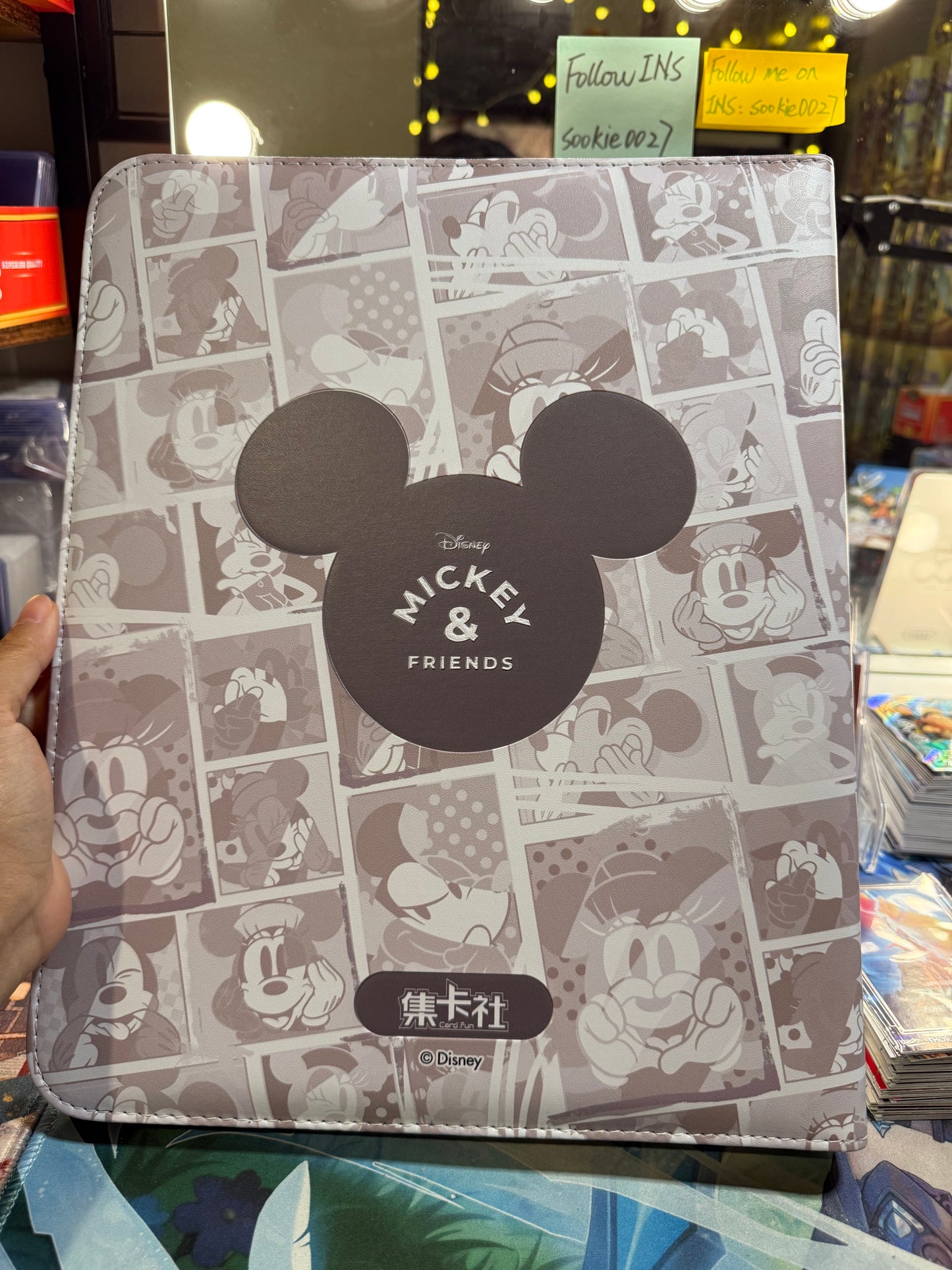 Card Fun Disney Mickey And Friends 9 Pockets binder Double Sided